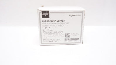 Medline SYR100227 Hypodermic Needle 22g x 15In - Box of 100